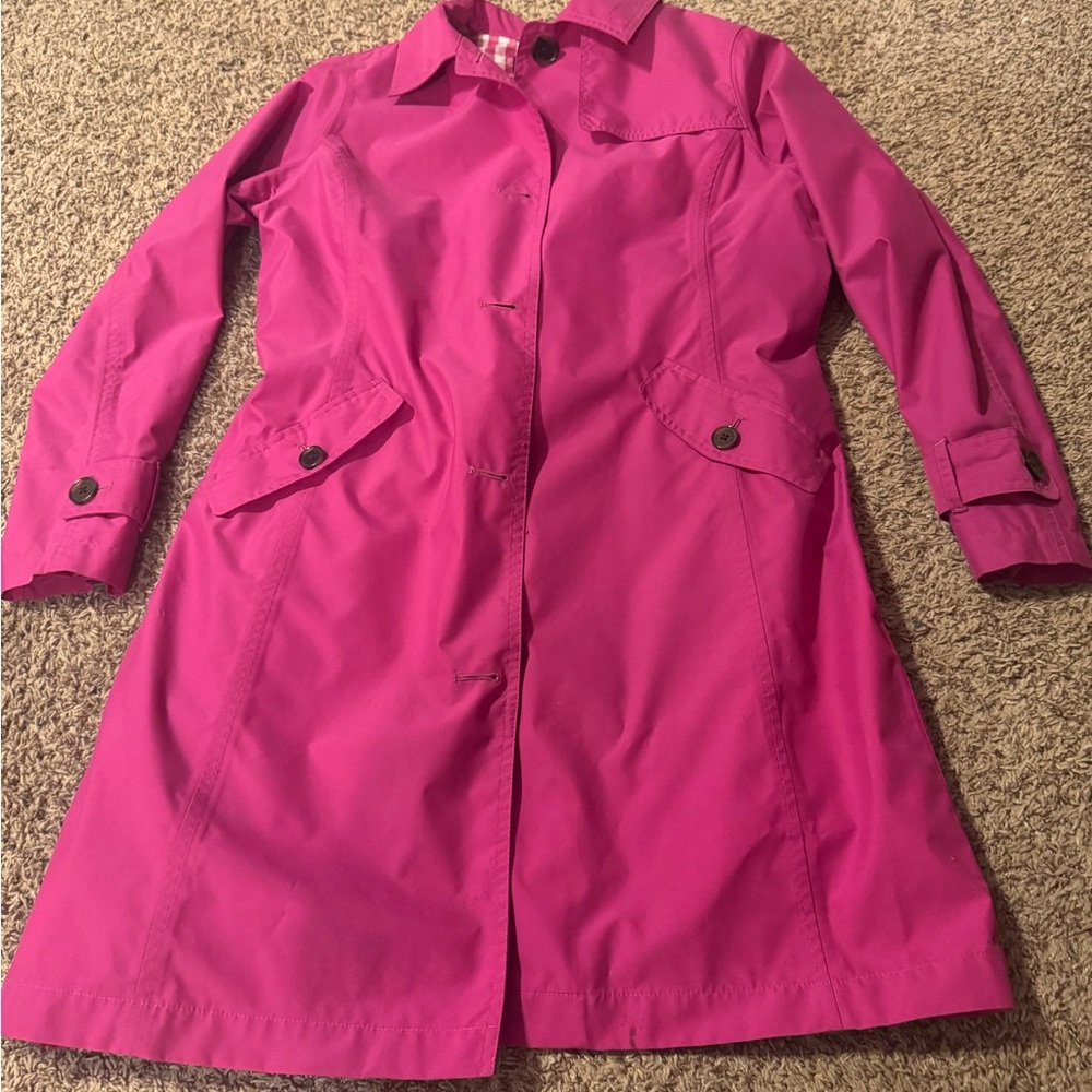 Women's Cute Pink Trench Coat